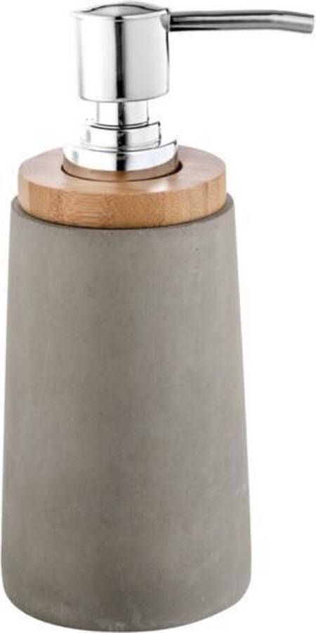 Nemo Stock Natural Boro zeepdispenser 18x8cm beton hout