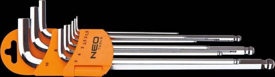 NEO Tools Neo-tools Inbus-stiftsleutelset 1.5 10mm (9-delig)