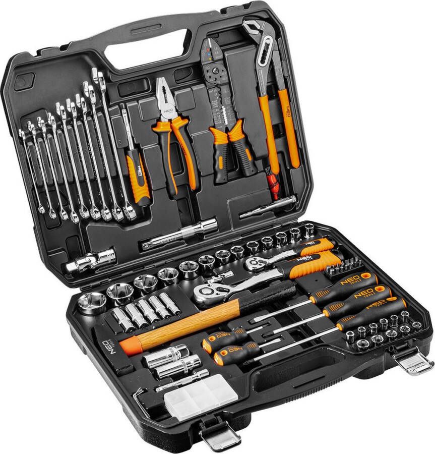 Neo tools Gereedschapset 100 deling 1 2 1 4