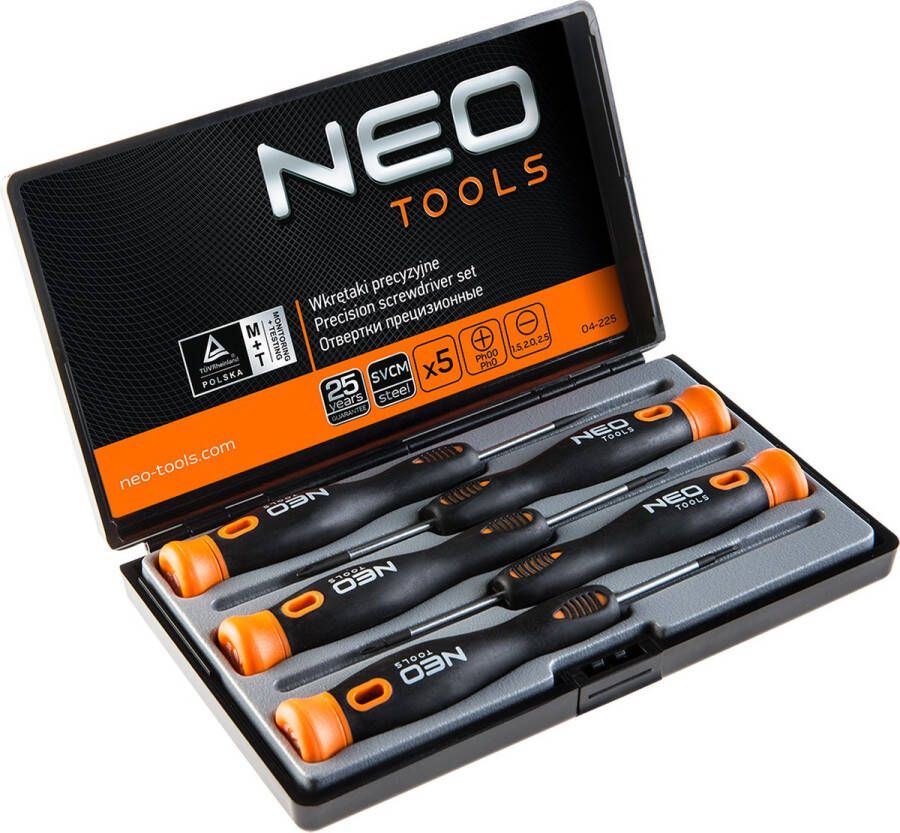 NEO Tools Neo-tools Precisieschroevendraaier-set (5-delig)