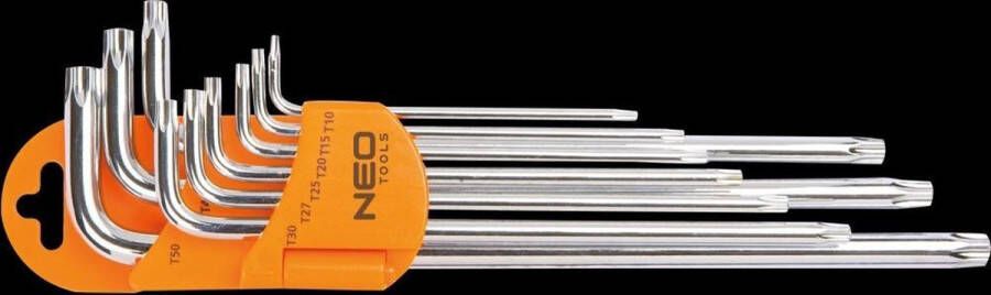 NEO Tools Neo-tools Torx-stiftsleutelset T10 T50 (9-delig)