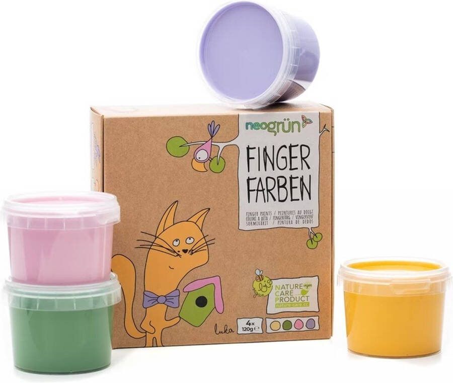 Vedes Neogrün Vingerverf set van 4 Luka