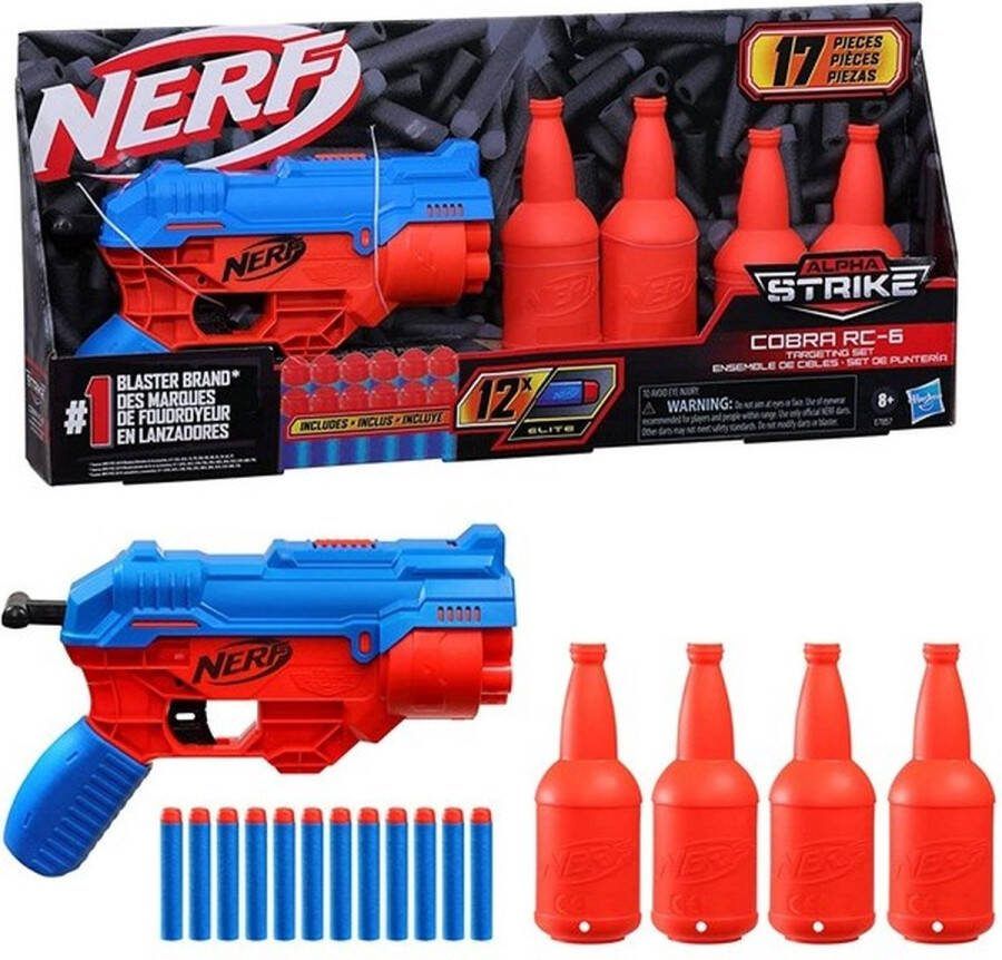 NERF Alpha Strike Cobra RC-6 Met 12 darts