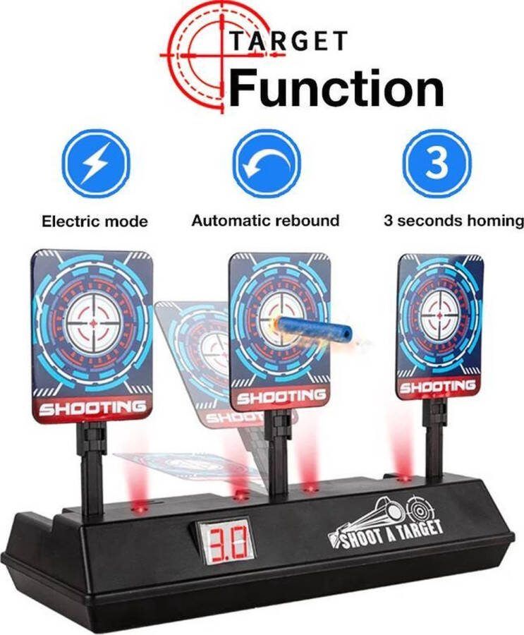 NERF Elektronische schietschijf met 3 schijven Shoot-a-target Perfect voor -pistool