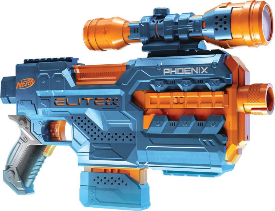 NERF speelpistool Elite 2.0 Phoenix 40 6 cm blauw oranje