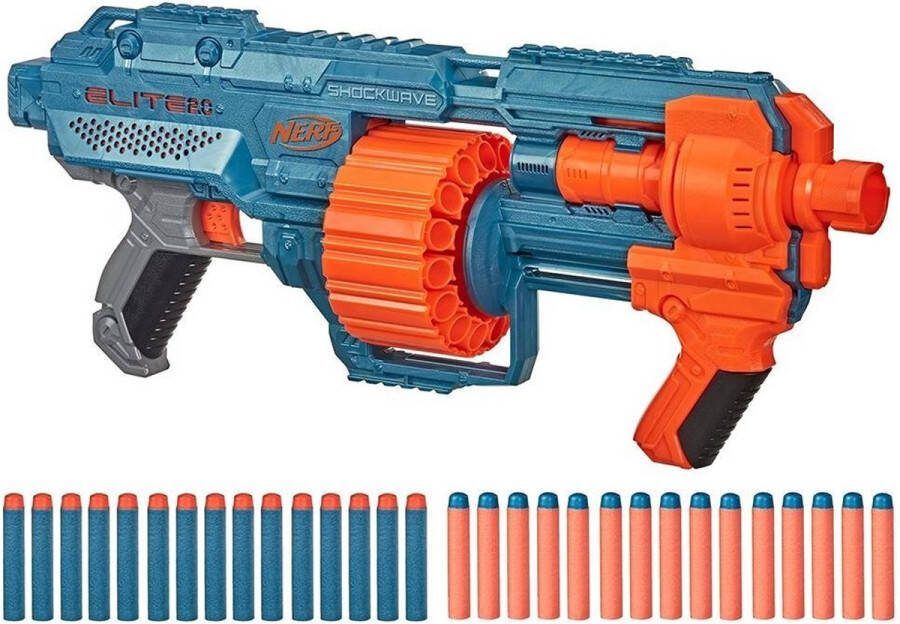 NERF Elite 2.0 Shockwave RD 15 Blaster + 30 Darts