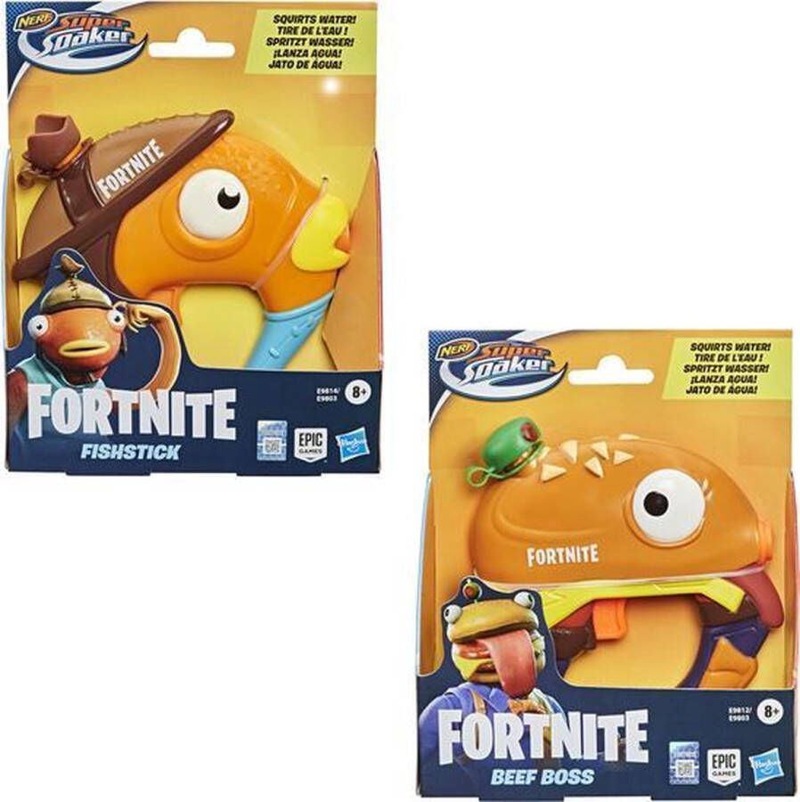 NERF Hasbro Fortnite Microsoakers (1 stuk) assorti