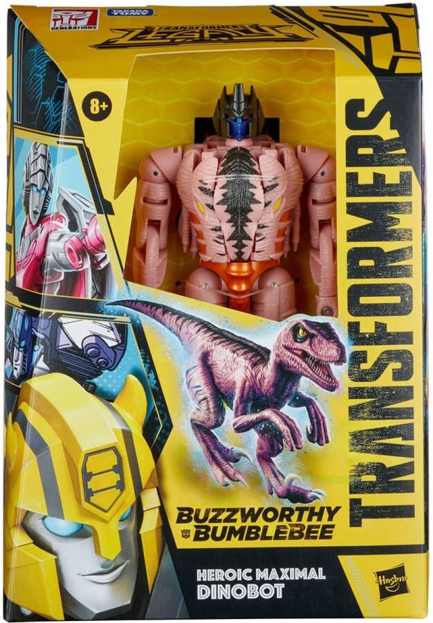 NERF Hasbro Transformers Actiefiguur Heroic Maximal Dinobot 18 cm Generations Legacy Buzzworthy Bumblebee Multicolours