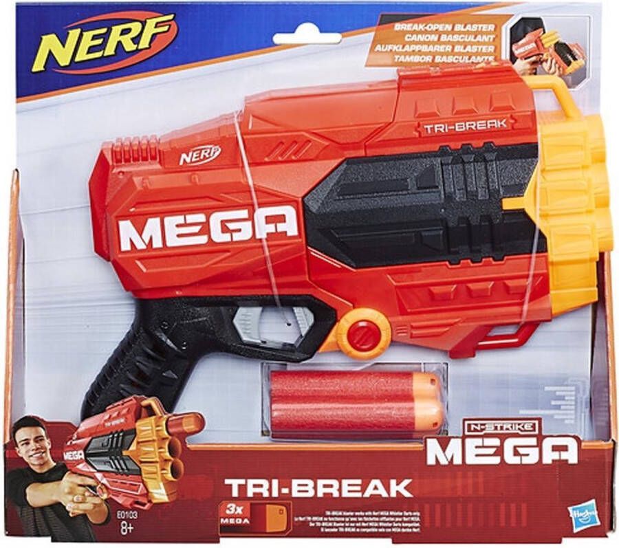 NERF MEGA Tri-Break Blaster