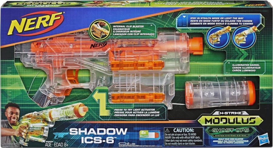 NERF Modulus Shadow Ics 6 Blaster