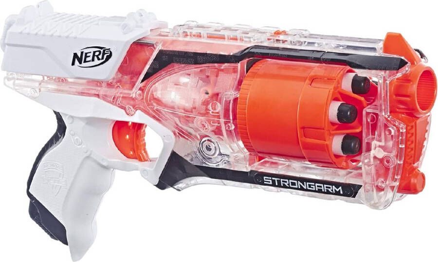 NERF N-Strike Elite Strongarm Transparant Wit