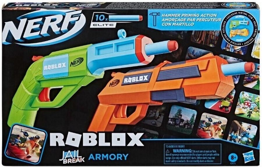NERF Roblox Jailbreak Armory blaster Inclusief Darts
