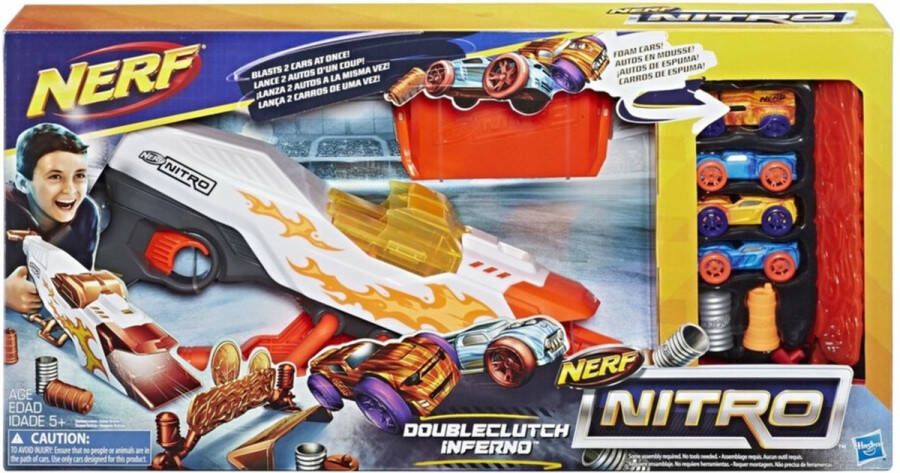 NERF Nitro Doubleclutch Inferno blaster