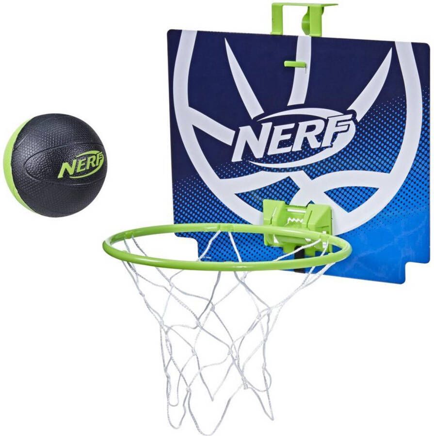 NERF oop Classic Mini Foam Basketball and Hoop Groen