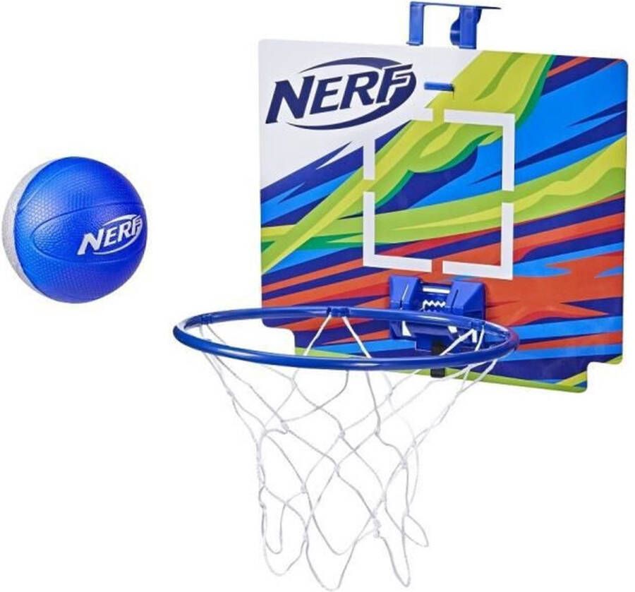 NERF oop Classic Mini Foam Basketball and Hoop Blauw