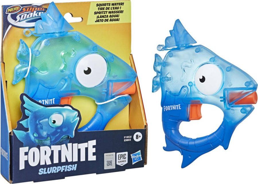NERF Super Soaker Fortnite Slurpfish Waterpistool