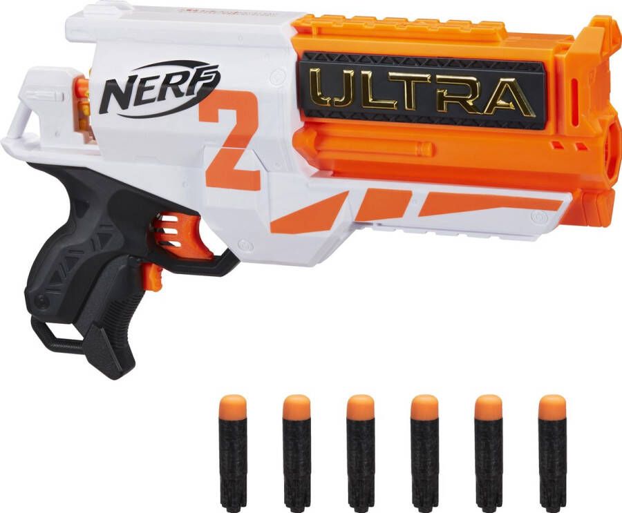 NERF schietspeelgoed Ultra Two junior 34x21x6 cm wit oranje 7-delig