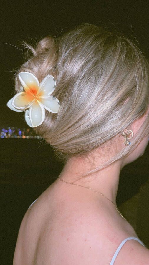 Nerissa Luxe Haarklem Lotus bloem- Haarclip Haarspeld Haaraccessoires Bruiloft Hair- Kerstcadeau