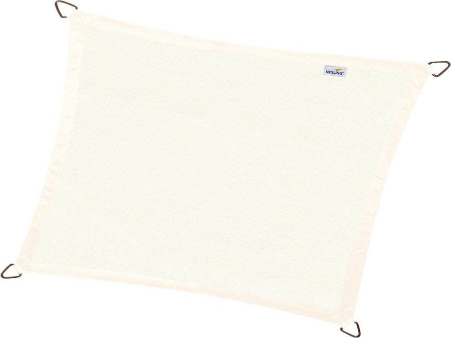 Nesling Coolfit schaduwdoek rechthoek gebroken wit 3 x 4 meter
