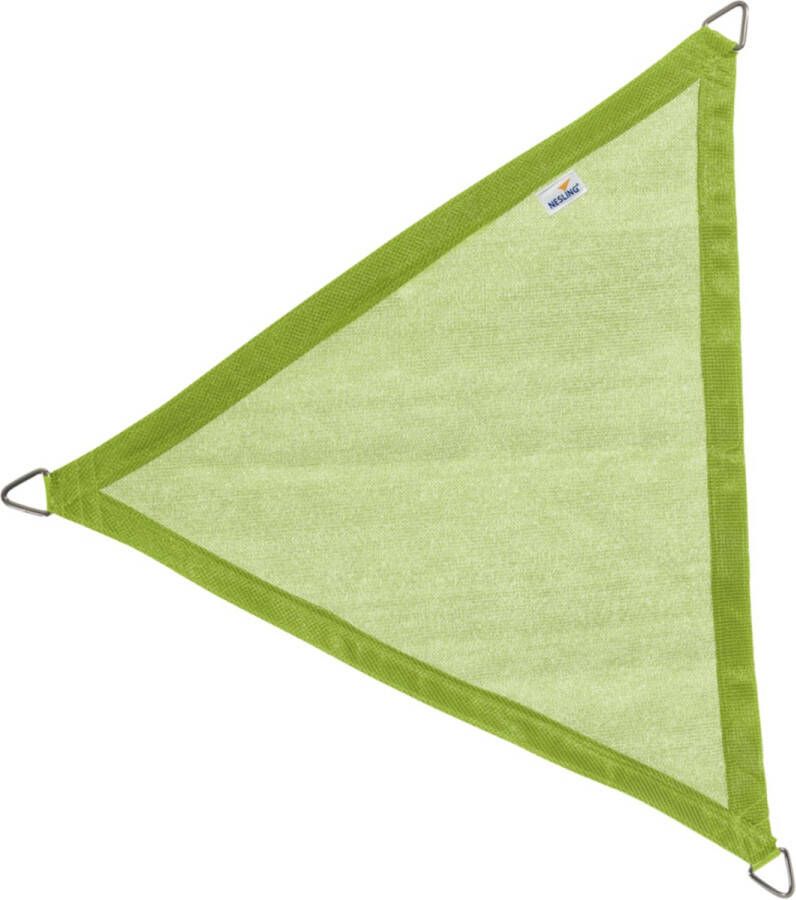 Nesling Coolfit schaduwdoek driehoek time groen 3.6 x 3.6 x 3.6 meter