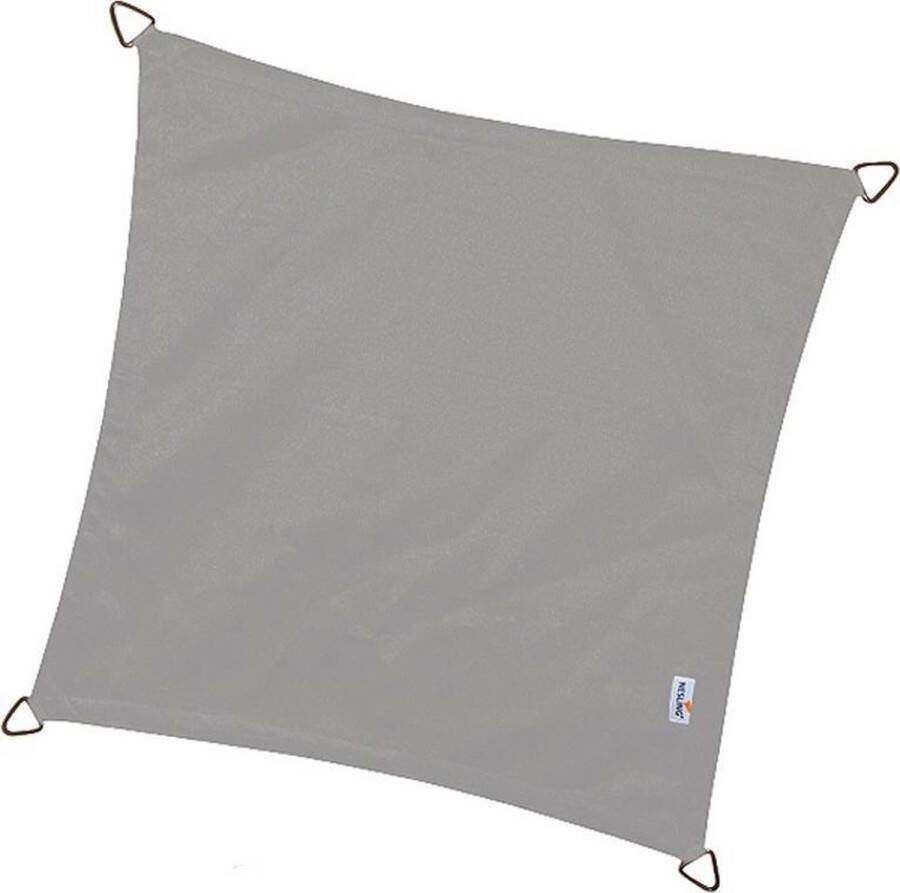 Nesling Dreamsail schaduwdoek vierkant grijs 4 x 4 x 4 meter