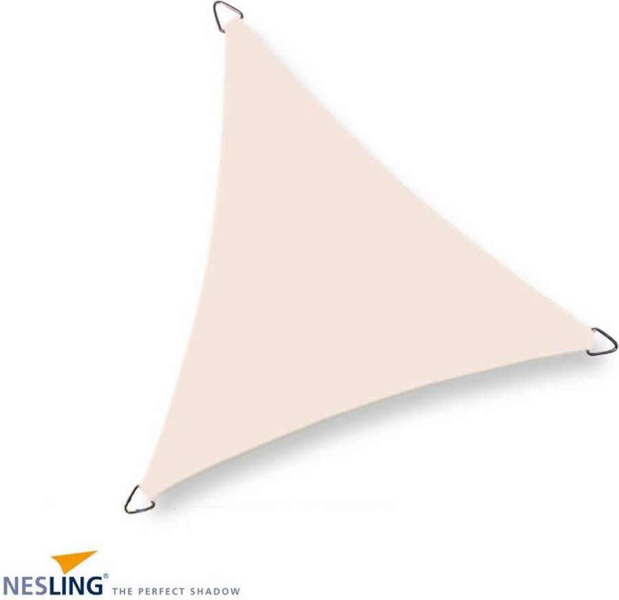 Nesling Coolfit schaduwdoek driehoek gebroken wit 3.6 x 3.6 x 3.6 meter - Foto 2