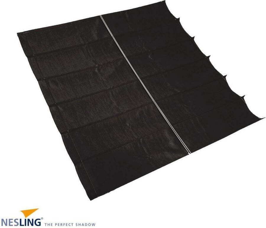 Nesling Coolfit harmonica schaduwdoek zwart 2.9 x 4 meter