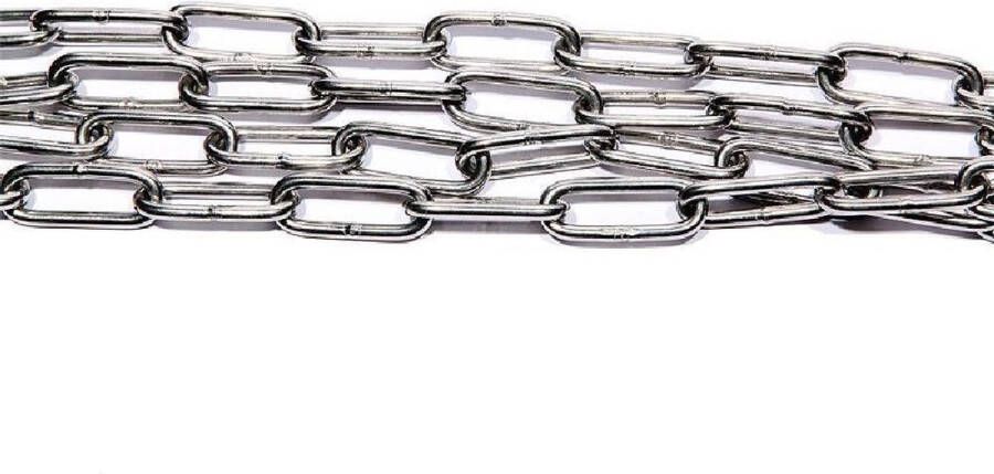 Nesling RVSKetting schalm 4mm lang 2 0m - Foto 3