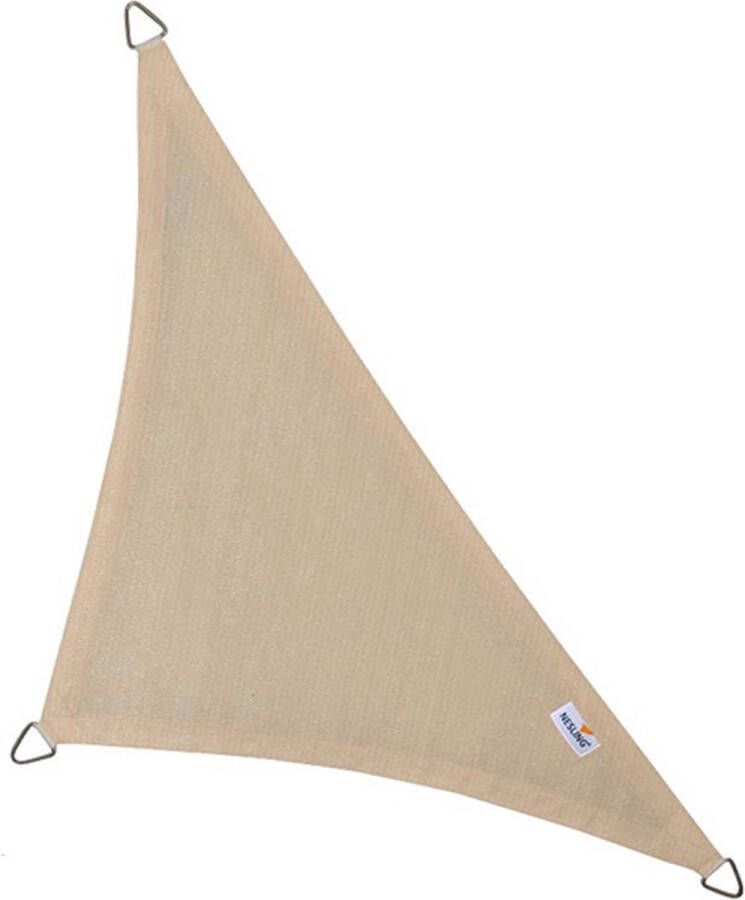 Nesling Coolfit schaduwdoek driehoek 90 graden gebroken wit 4 x 4 x 5.7 meter