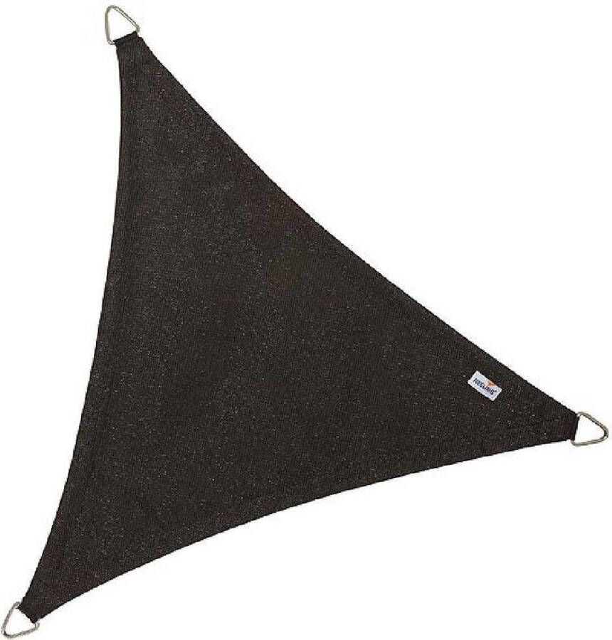 Nesling Coolfit schaduwdoek driehoek zwart 3.6 x 3.6 x 3.6 meter