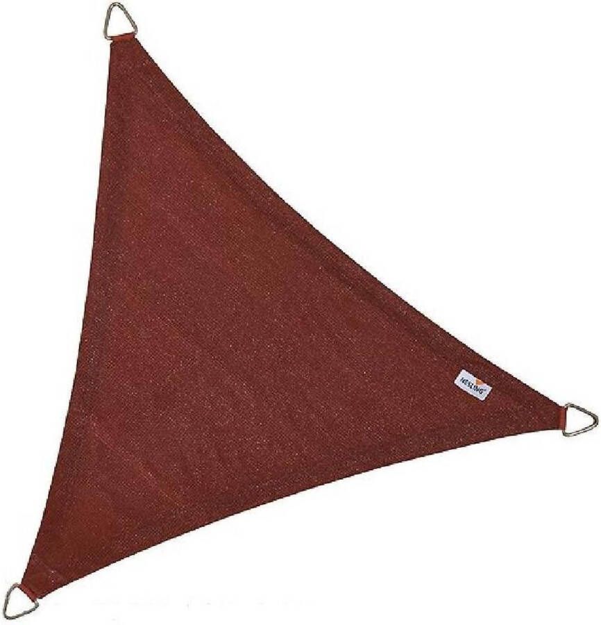 Nesling Coolfit schaduwdoek driehoek Terracotta 5 x 5 x 5 meter