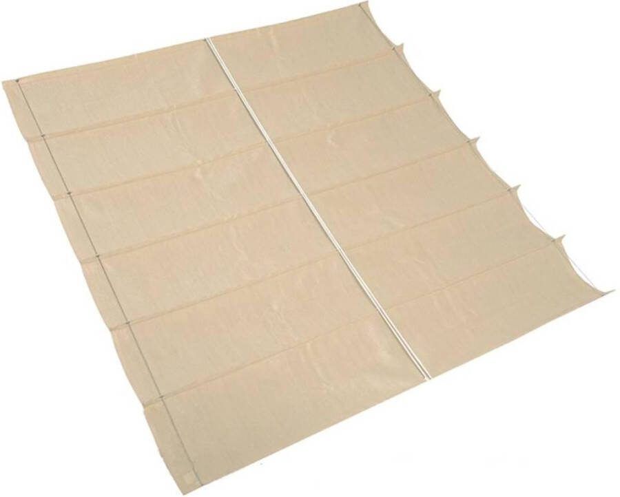 Nesling Coolfit harmonica schaduwdoek gebroken wit 2.9 x 4 meter