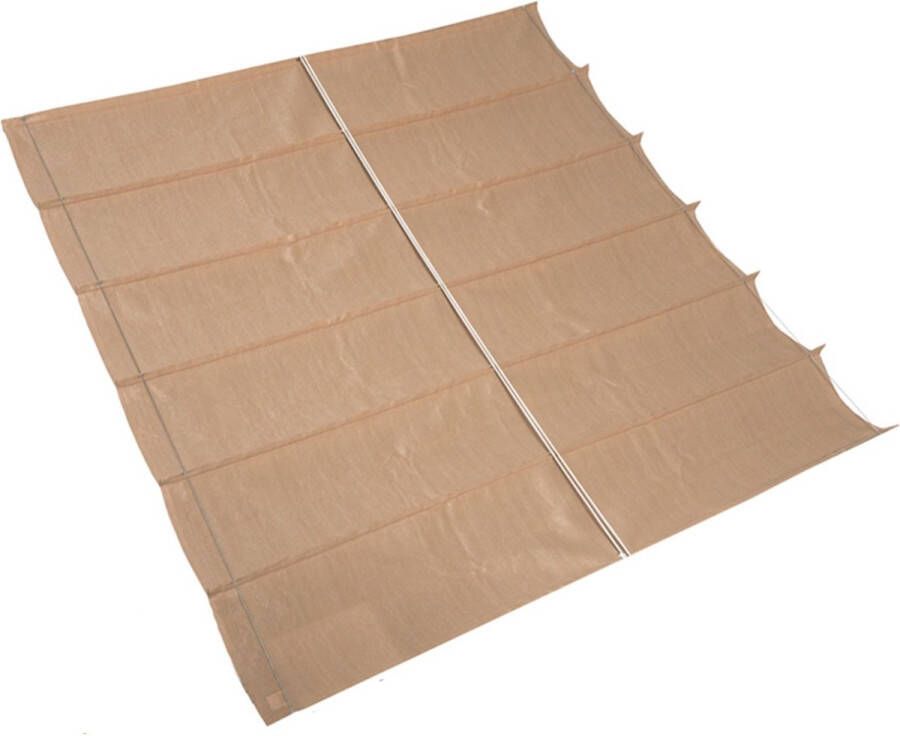 Nesling Coolfit harmonica schaduwdoek zand 2.9 x 5 meter