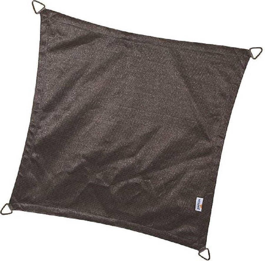 Nesling Coolfit schaduwdoek vierkant antraciet 3.6 x 3.6 x 3.6 meter