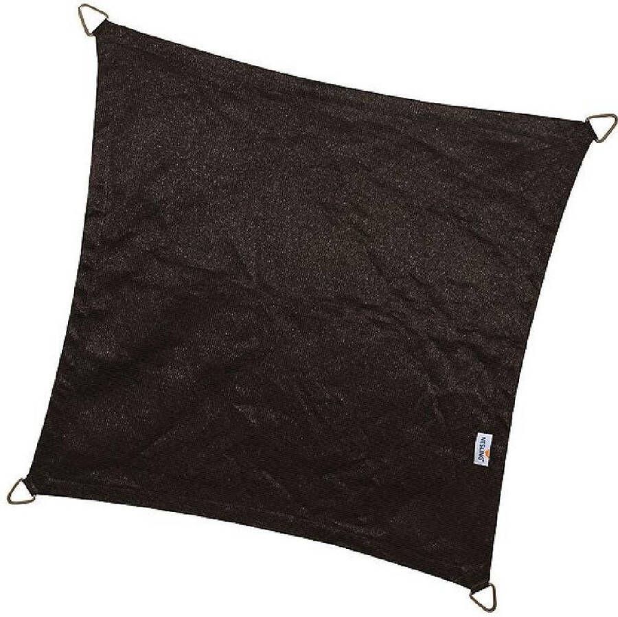 Nesling Coolfit schaduwdoek vierkant zwart 5 x 5 x 5 meter