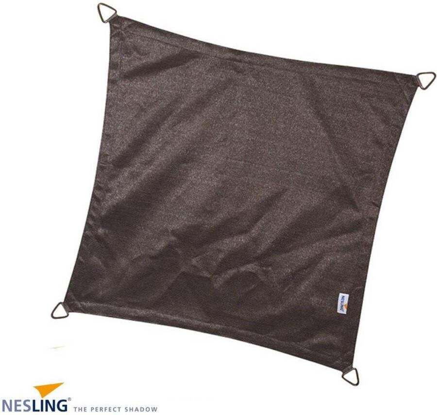 Nesling Coolfit schaduwdoek vierkant antraciet 5 x 5 x 5 meter