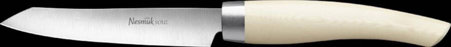 Nesmuk Soul Officemes 9cm micarta wit