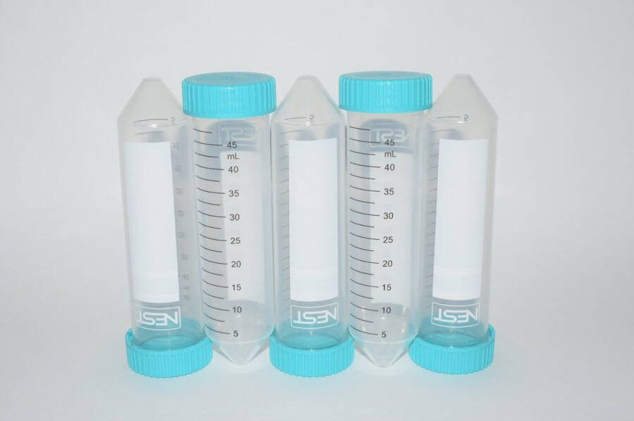 Nest Centrifuge buizen bulk Polypropylene 50 ml Met schroefdop 25 stuks Maatbeker maatcilinder reageerbuis maatkolf opslag opbergen voorraad pot voorraad fles
