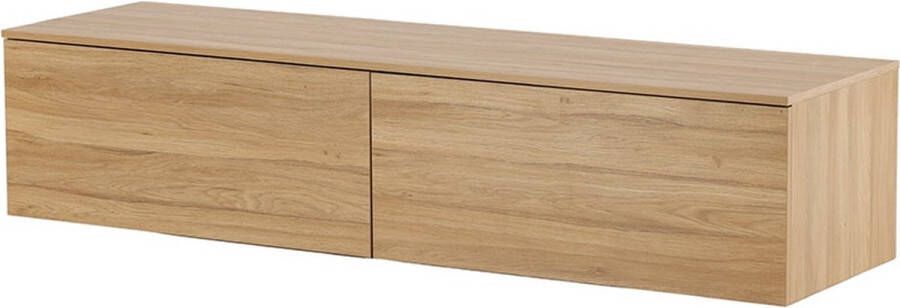 Nest Living Leona Dressoir Naturel Hout Zwevend B 160 cm