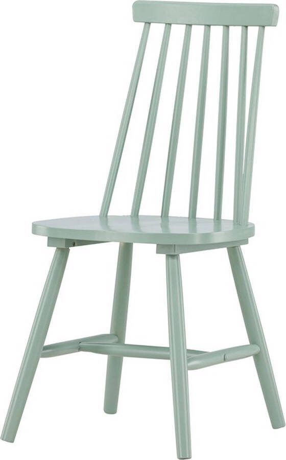 Nest living Willa houten Eetkamerstoel groen