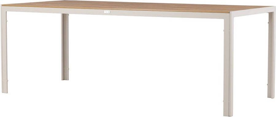 Nest outdoor Aaron tuintafel polywood beige 205 x 90 cm