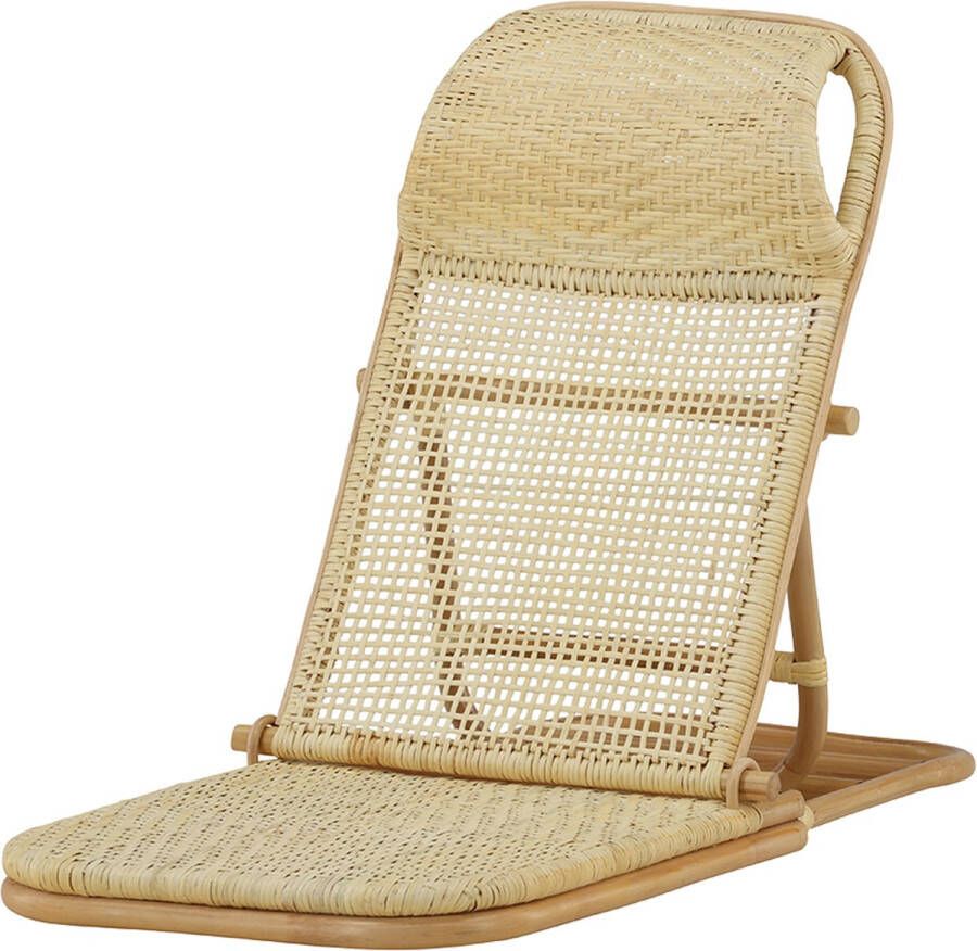 Nest outdoor Helena Ligbed Gehard Rotan Verstelbaar Ligstoel Tuin Naturel