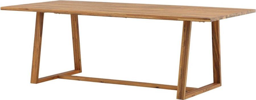 Nest outdoor Oscar houten tuintafel bruin 220 x 100 cm
