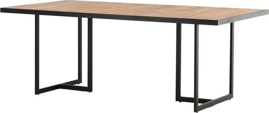 Nest outdoor Sverre houten tuintafel bruin 200 x 100 cm