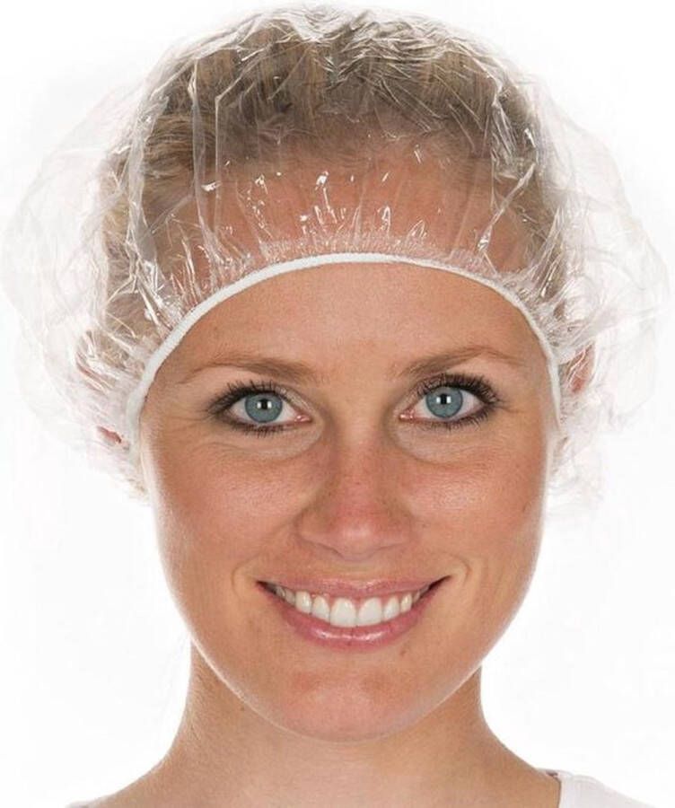 Nesto's Wegwerp Douchemuts Bad Muts Shower Cap Douchekap Dames Plastic 20 stuks