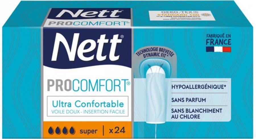 Nett ProComfort 24 Super Tampons