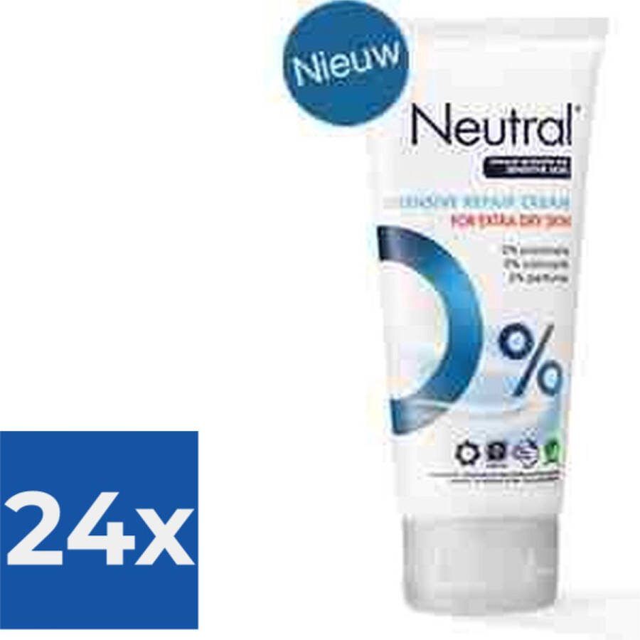 Neutral 0% Intensive Repair Cream 100 ml Bodycrème Voordeelverpakking 24 stuks