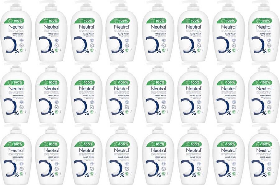 Neutral Handzeep Vloeibaar 0% Parfum 250ml Voordeelverpakking 24 stuks