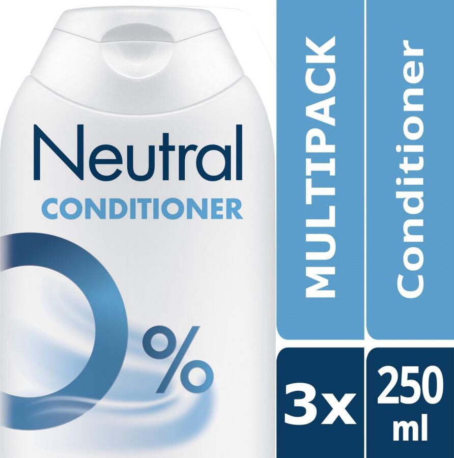 Neutral Parfumvrij 3 x 250 ml Conditioner
