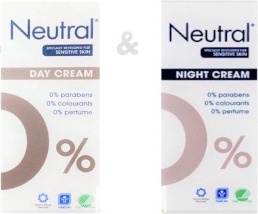 Neutral Set 1 Dagcreme & 1 Nachtcreme